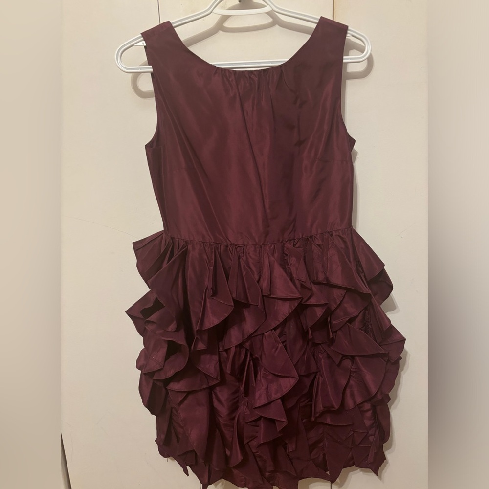 Crewcuts maroon special occasion dress